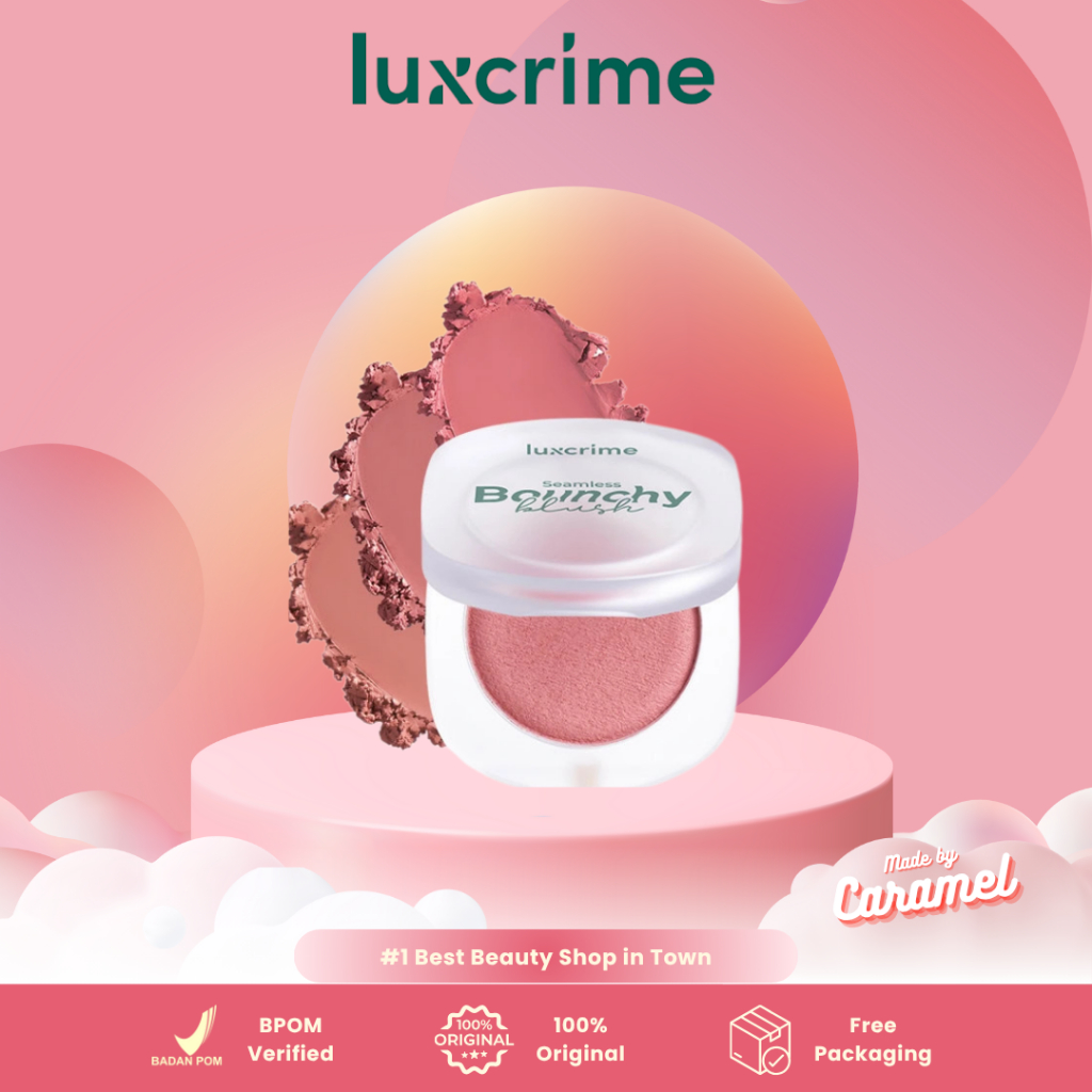 LUXCRIME Seamless Bounchy Bouncy Mochi Blush - Watermelon Violet Peach Berry