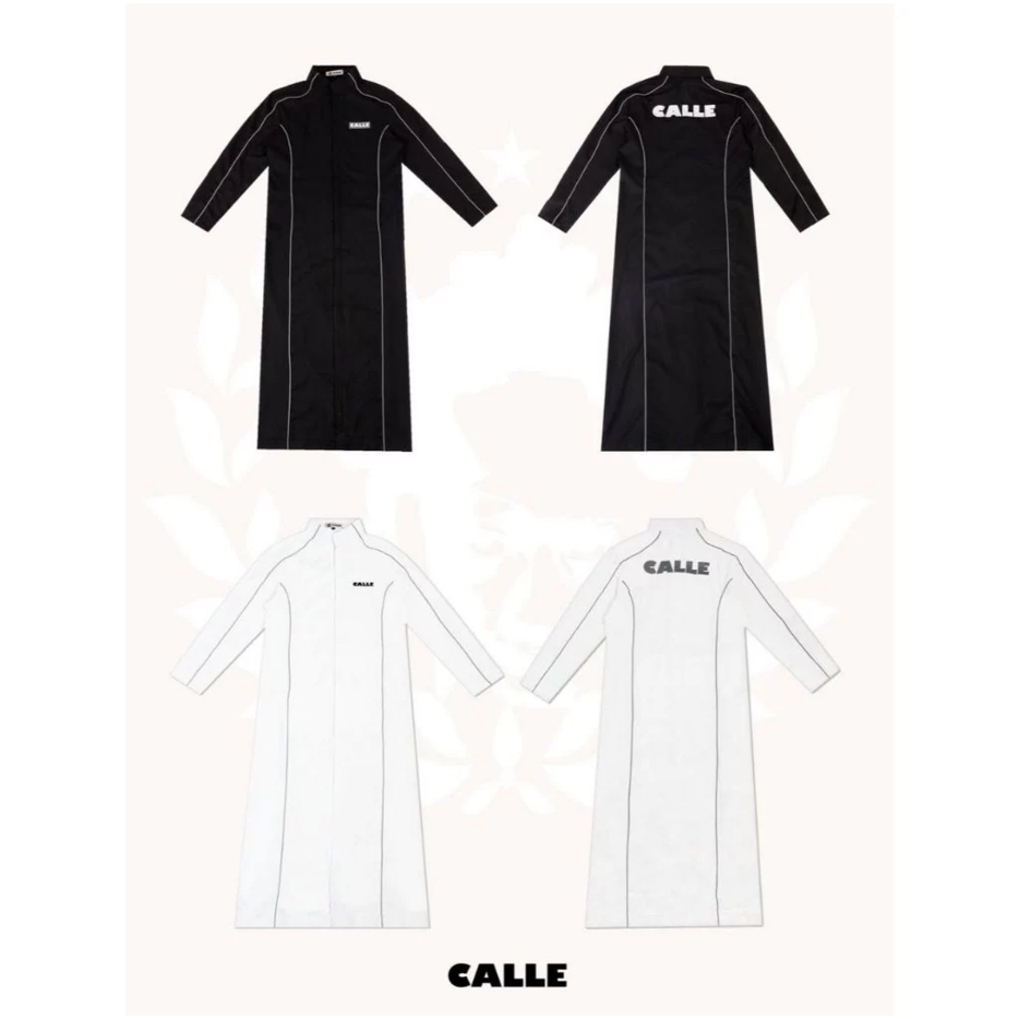 [100% ORIGINAL] JUBAH CALLE DE LARACHE QAMIS ZIP BLACK & WHITE ORIGINAL V2 CALLEDELARACHE "UKURAN XL
