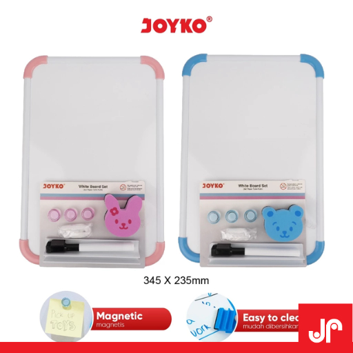 

JOYKO PAPAN TULIS PUTIH SET WHITEBOARD WBS-160CO/ WHITEBOARD SET JOYKO ANAK/ PAPAN TULIS ANAK