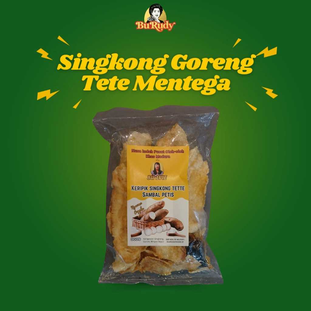 

Singkong Tete Goreng Mentega Nusa Indah Bu Evie