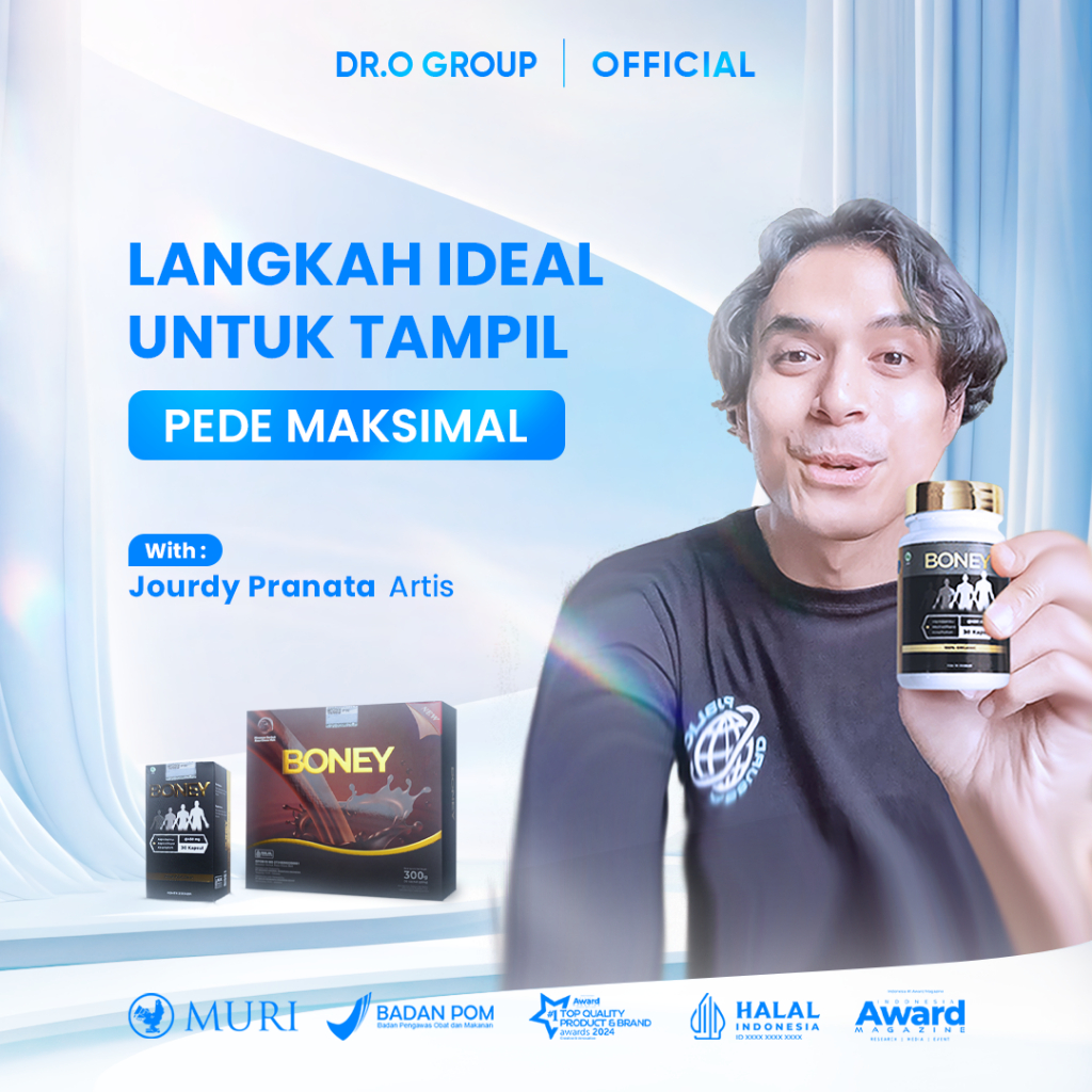 Boney -  Herbal Obat Peninggi Badan  Tanpa Efek Samping/ Tinggi Badan Lebih Optimal/ Peninggi Badan 