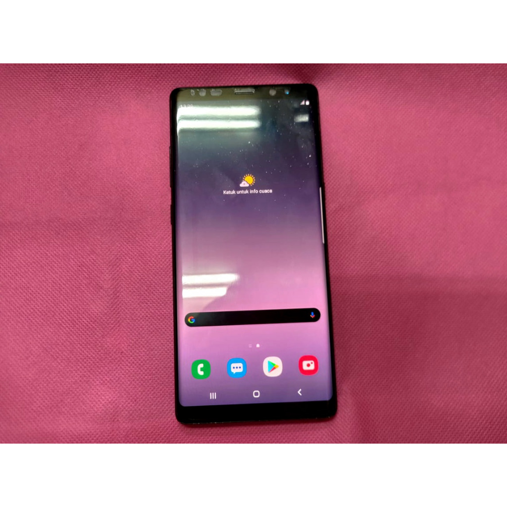 Hape Seken Samsung Galaxy Note 8 SM-N950F RAM 6/64 Mulus Normal Eks Garansi Resmi Signal Anti Begal