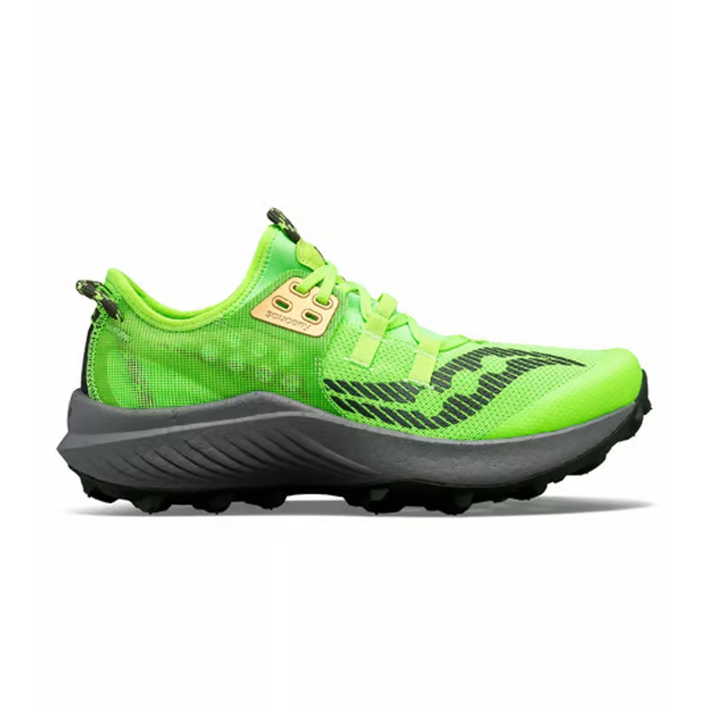 SAUCONY Endorphin Rift Men Slime Umbra - Sepatu Olahraga Lari Trail Running
