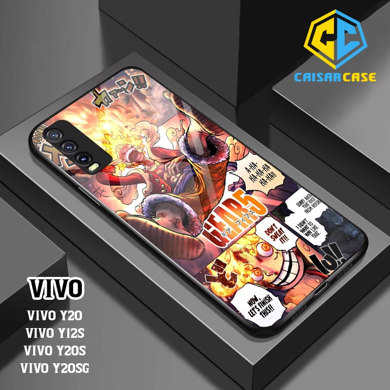 Kaisar Case - Case Hp Vivo Y20 / Y20s / Y12s (2D02) Fashion Casing Anime One Piece Silikon Kesing Ha