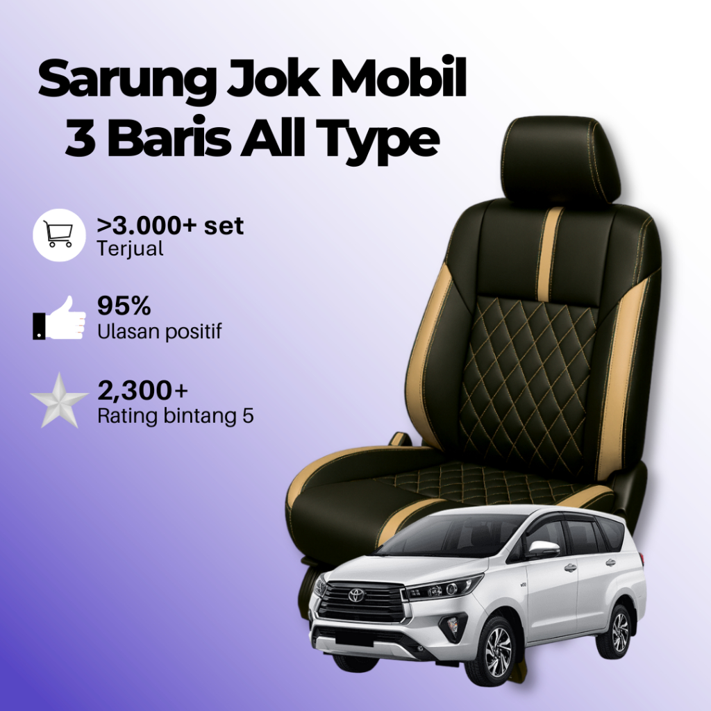 Sarung Jok Mobil Avanza Xenia Calya SIgra Rush Terios Livina Mobilio Bahan Force / MTX