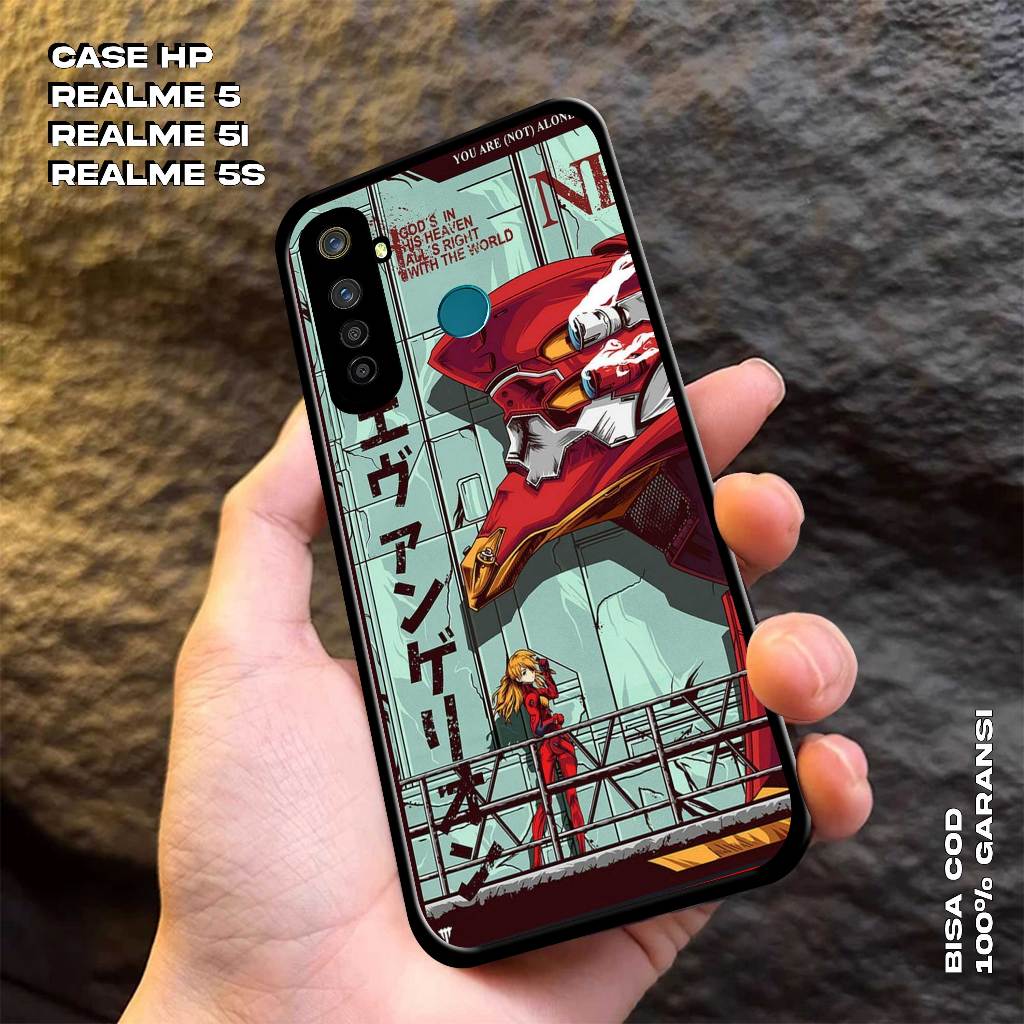 Case REALME 5 - REALME 5I - REALME 5S -  Softcase Premium Matte Hard Case - Case Hologram Glossy Mot