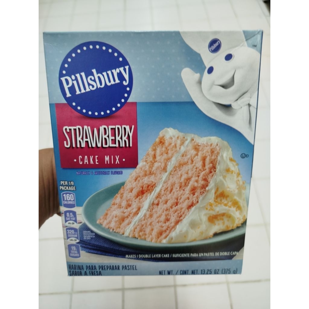 

PILLSBURY STRAWBERRY CAKE MIX 13.25OZ/375G