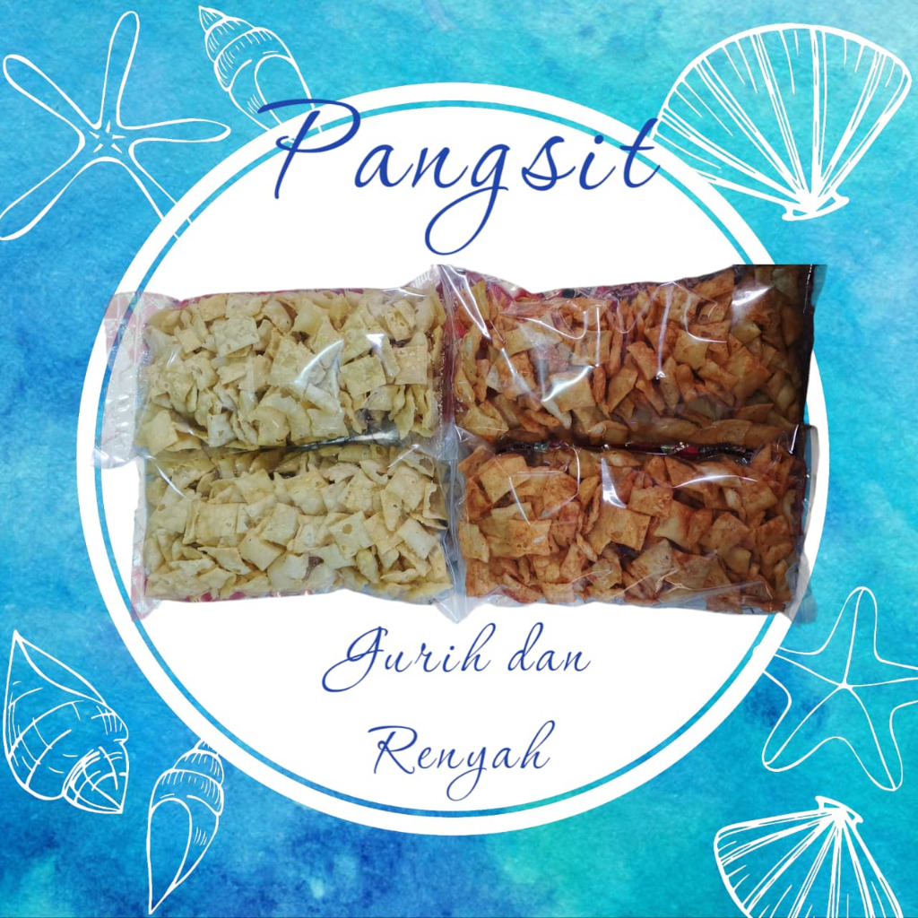 

Pangsit Rasa Pedas & Jagung 250gr, 500gr, dan 1kg.