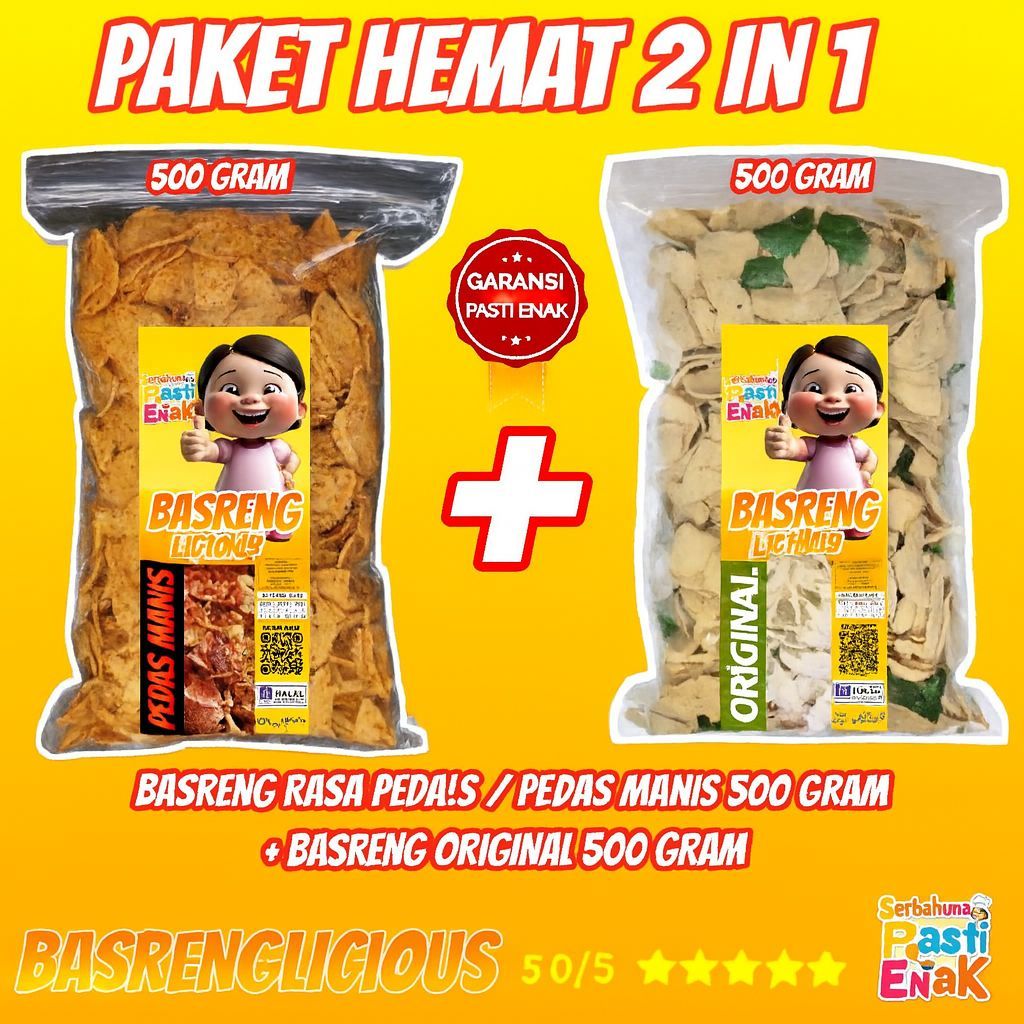 

Basreng Pedas Daun Jeruk Pedas Renyah Snack Pedas Pengiriman CEPAT BASRENG ORI PEDAS