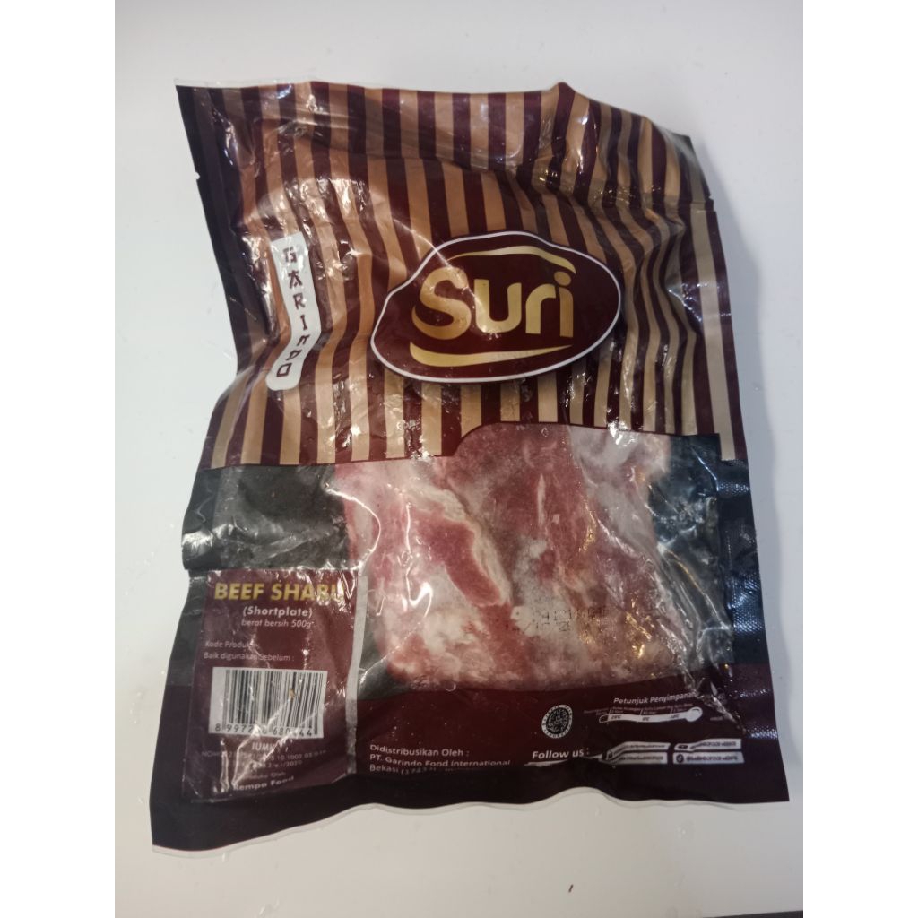 

Suri beef shabu slice shortplate 500gr