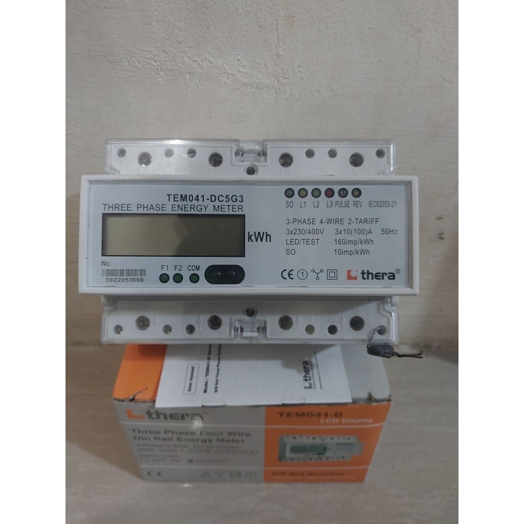 THERA kwh METER 3PHASE MULTITARIF TEM041-DC5G3 Digital LCD Direct
