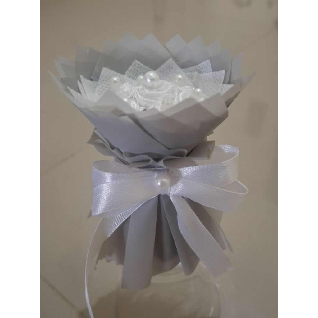 BUKET MINI HIASAN BUFET ETALASE MEJA KANTOR TEMA LOTUS