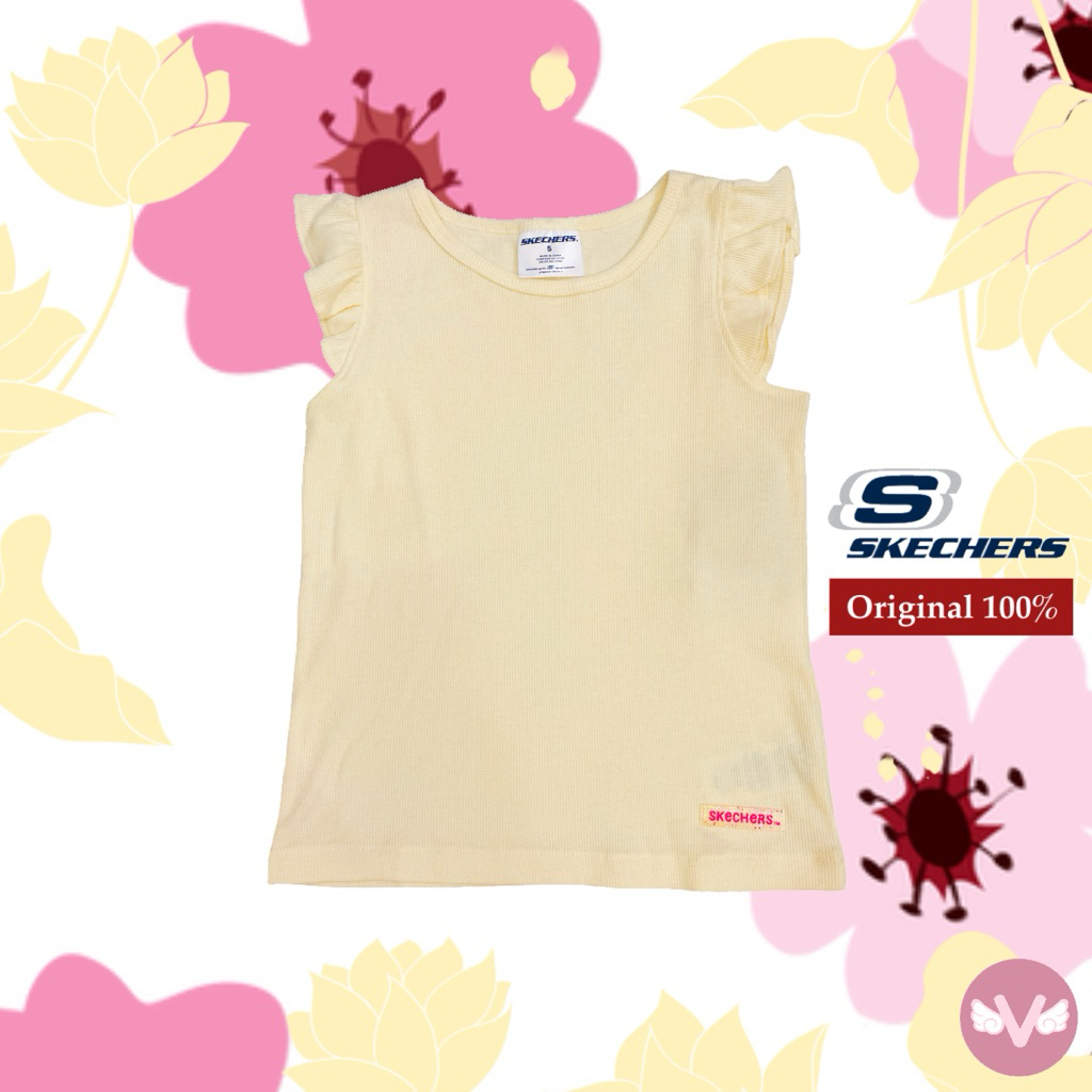 Skechers Tshirt Tee Baby Kids Kaos Baju Anak Perempuan Kuning Yellow Baby Kids Kaos Skechers Origina