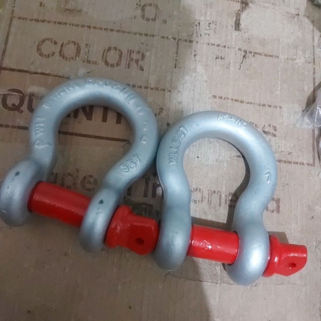 Shackle Omega 8.5 Ton M25 / 1 Inch Shackle Omega 1" Kekuatan 8.5 Ton