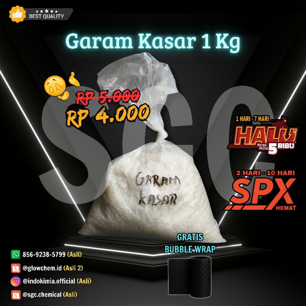 

Garam Kasar 1 Kg (Original)