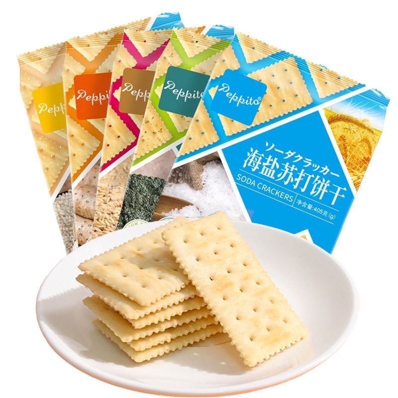 

Peppito Krekers aot white sesame talas sea slat seaweed 405g