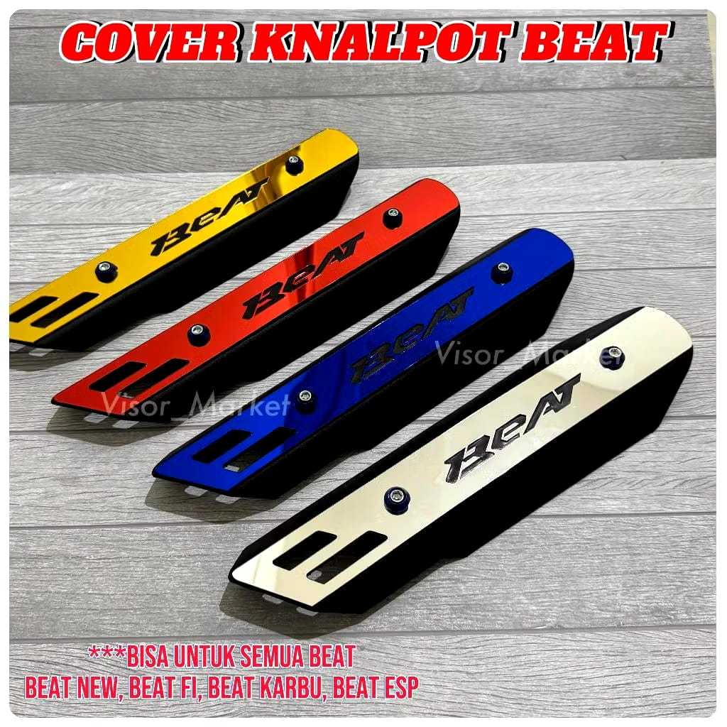 Cover Knalpot Beat Karbu Fi Deluxe Esp Variasi List Akrilik Free Baut Tameng Kenalpot Semua Beat