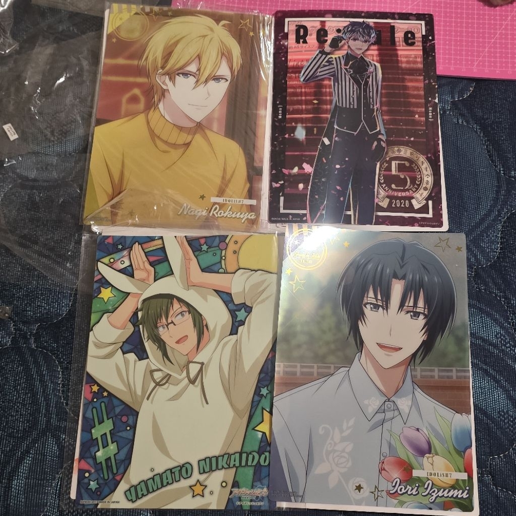 nagi yamato iori Momo idolish 7 idolish7 ainana clear poster official merchandise
