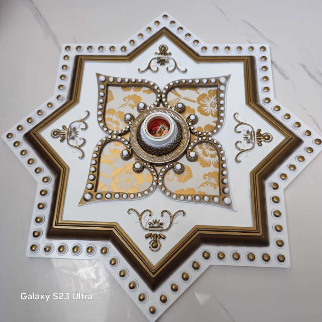 Fitting Hias Plafon Ornamen 45cm-Fitting Besar-Fitting Lampu Besar 45cm / Fitting Hias Plafon