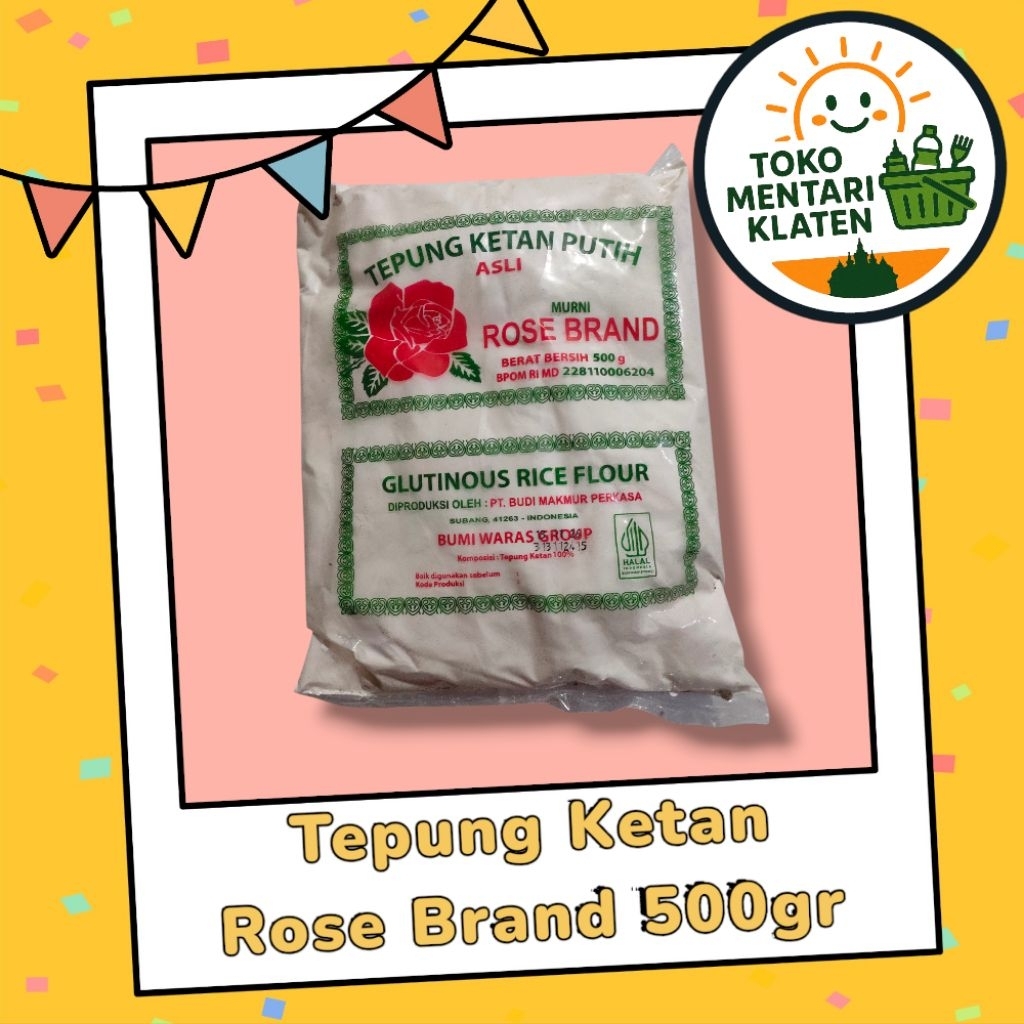 

Tepung Ketan Putih Rose Brand 500gr – Asli, Halus & Serbaguna!