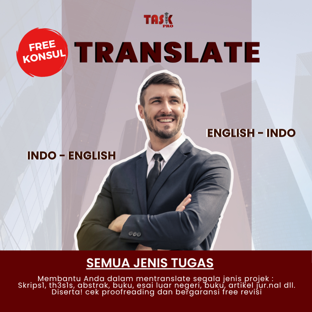TRANSLATE BAHASA INDONESIA-INGGRIS (CEPAT DAN TEPAT)