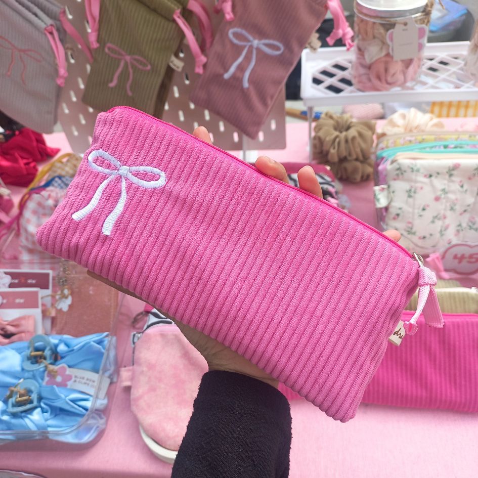 

Bow Pencil Case | Handmade Pencil Case | Coquette Pencil Case | Tempat Pensil | Tempat Pensil Handmade | Tempat Pensil Coquette