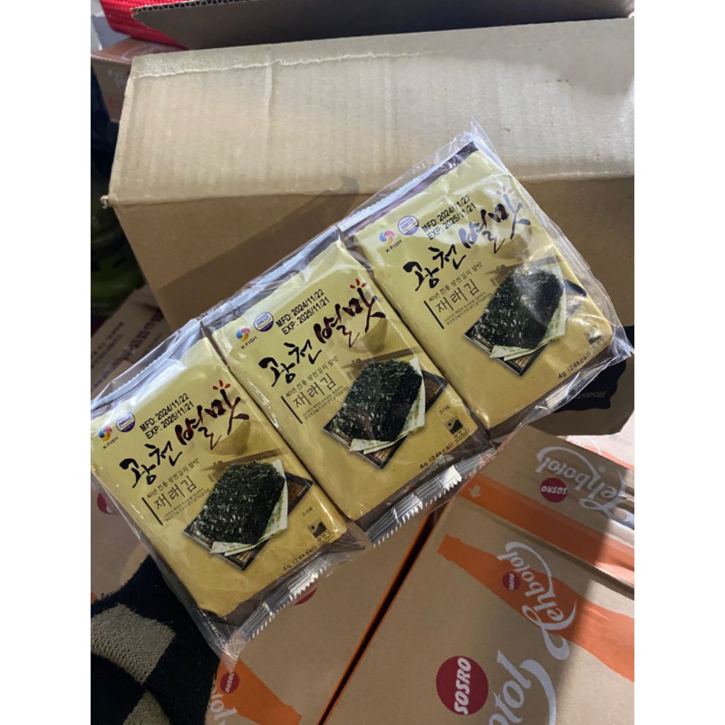 

nori korea 1 pak isi 3