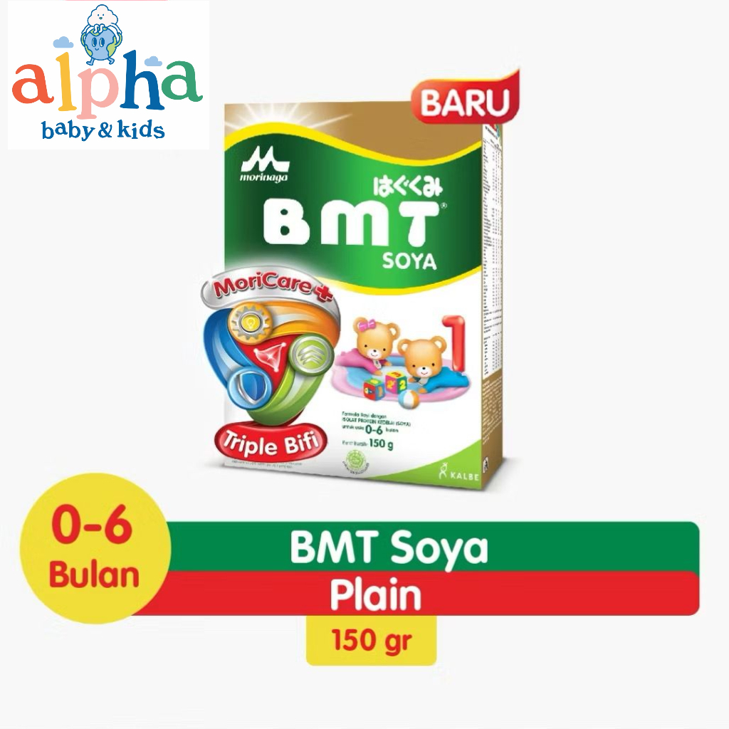 Morinaga BMT soya 150g susu formula 0-6bln
