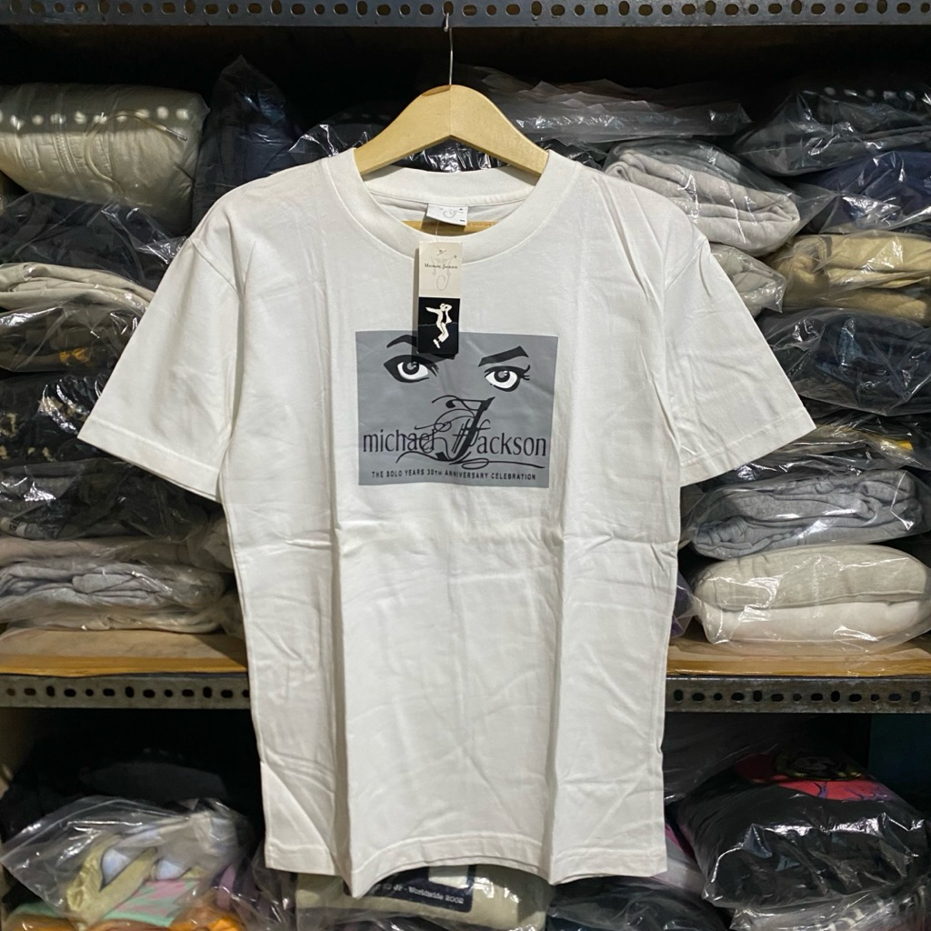 2001 Michael Jackson The Solo Years 30th Anniversary T' Putih Size M 68x49 BNWT