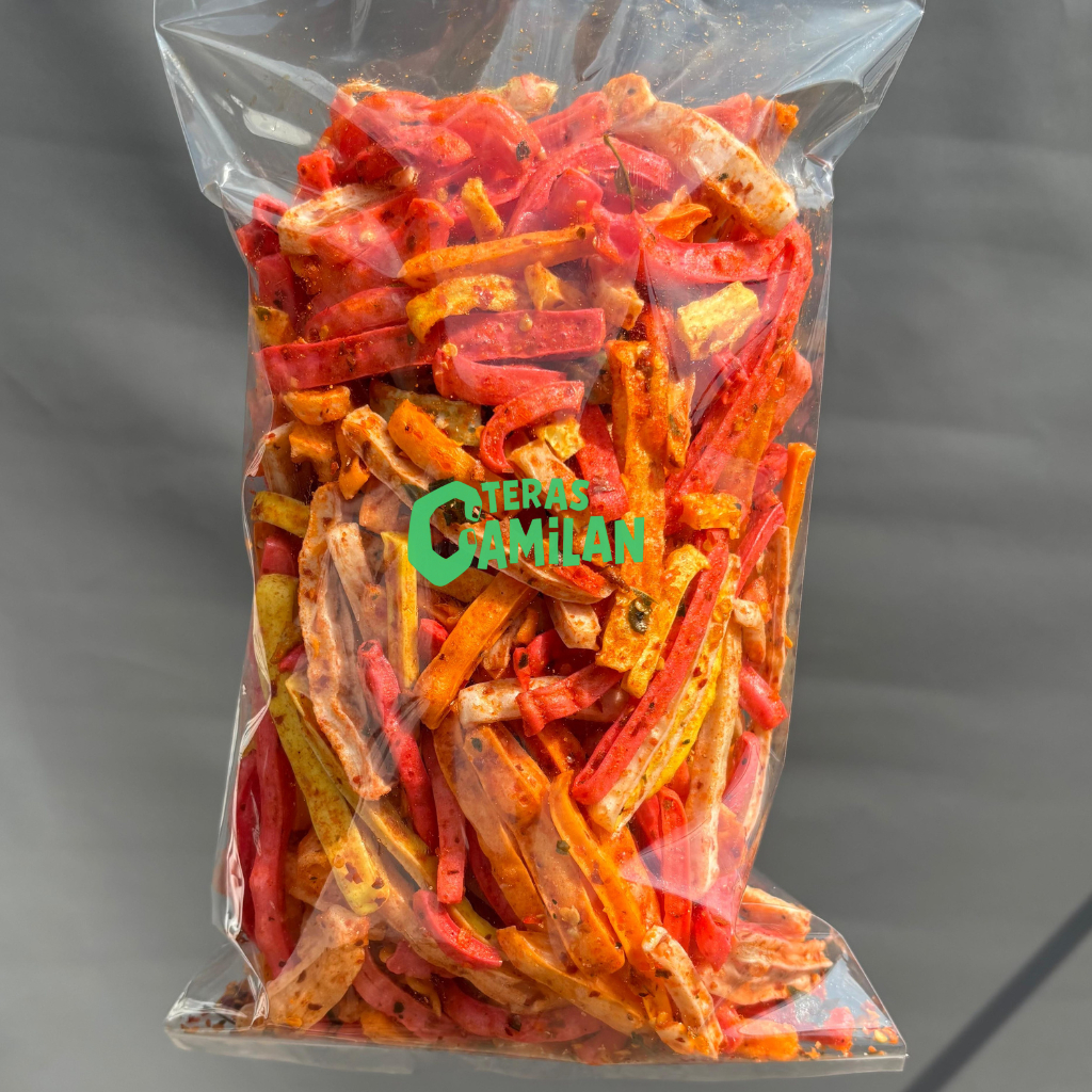 

Kerupuk Seblak Jaat Extra Chili Oil Kemasan - 500g