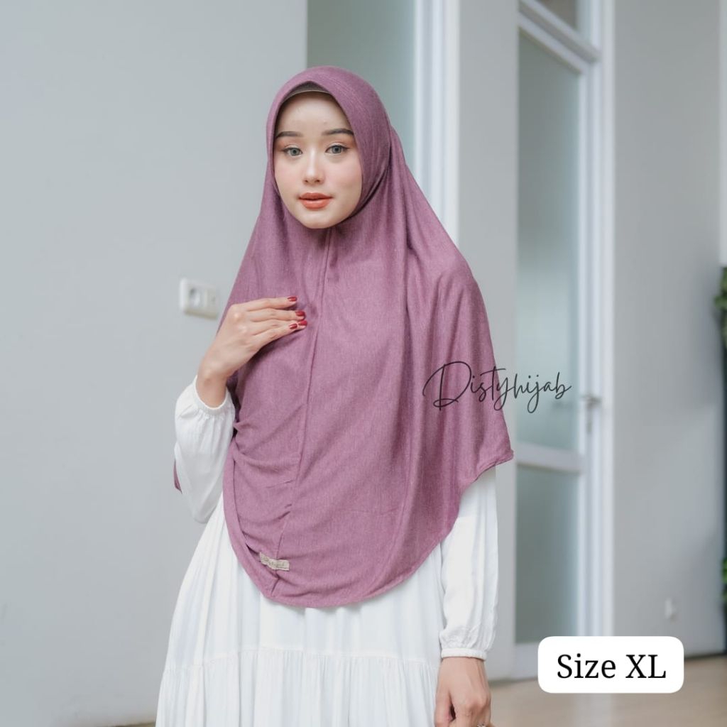 BERGO PET MISTY | Hijab slem misty |hijab slem size lengkap| kerudung slem disty collection