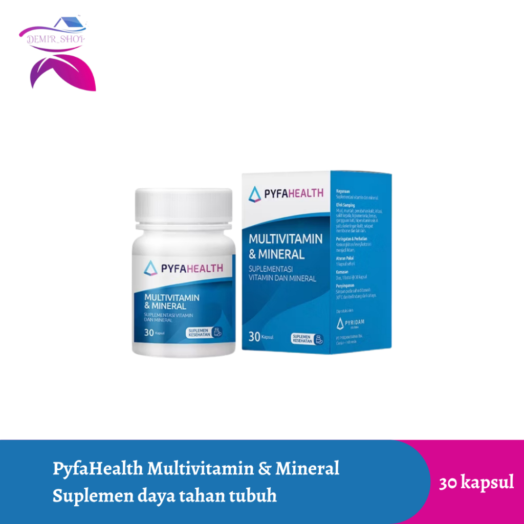 Pyfahealth Multivitamin & Mineral 30 Kapsul