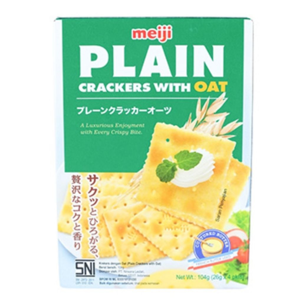 

Meiji Crackers with Oat 4 x 26gr