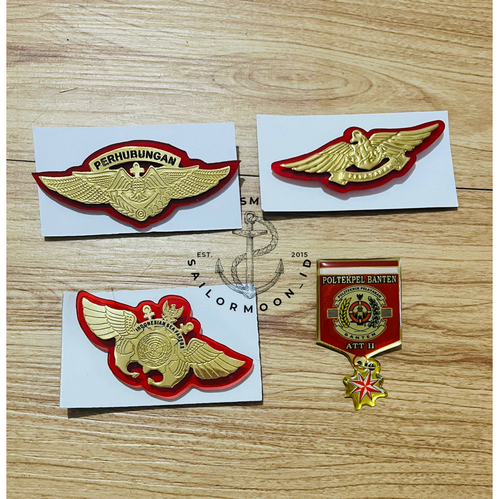 brivet PASIS att 2 POLTEKPEL BANTEN WING PASIS att ii POLTEKPEL BANTEN ATRIBUT POLTEKPEL BANTEN PIN 