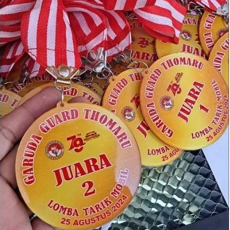 Medali Akrilik | Medali Custom Lomba | Medali Akrilik Custom Murah