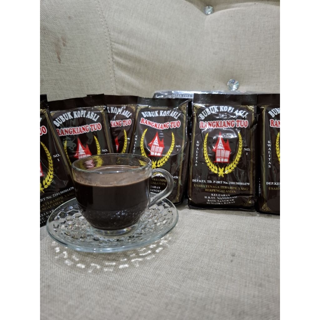 Kopi Rangkiang Tua Kemasan 1 pack isi 20 Pcs Kopi Rangkiang Asli Batu Sangkar