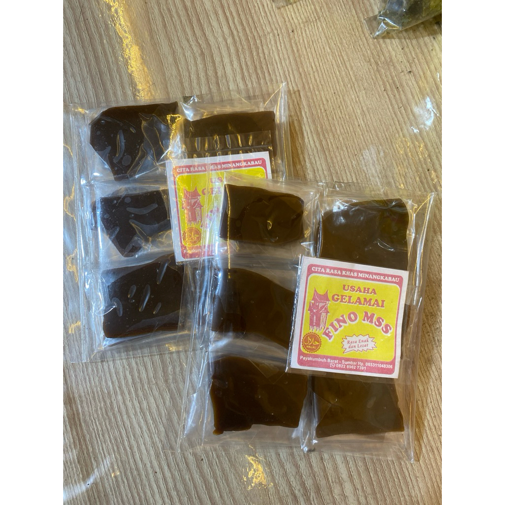 

GALAMAI / GELAMAI / KALAMAI isi 12 PCS- Oleh oleh khas Minang / Oleh oleh khas Payakumbuah / Sumatera Barat