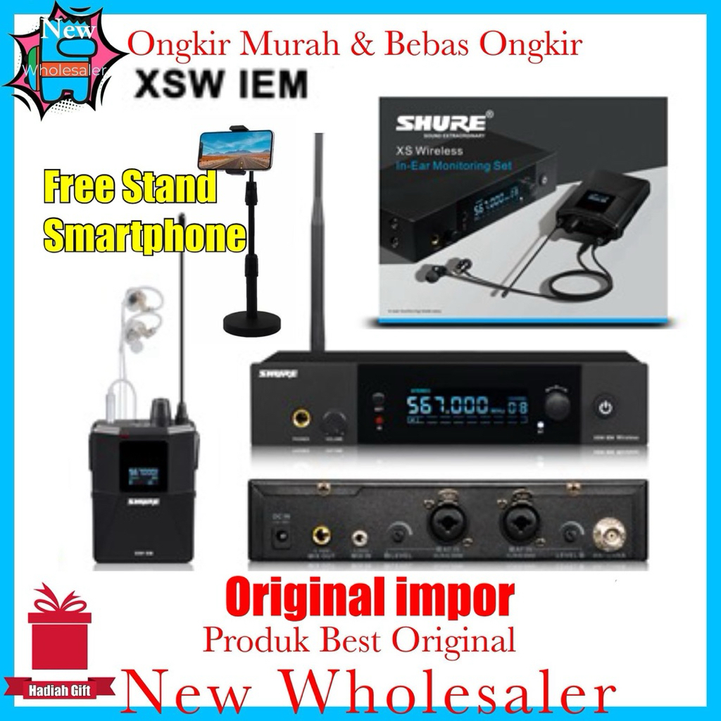 Ear Monitor Audio Shure Xsw IEM professional Canal phone monitoring