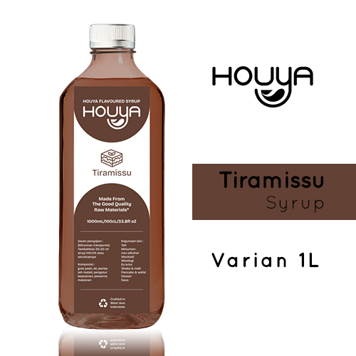

Houya Tiramissu Syrup 1Liter - Sirup Rasa Tiramissu