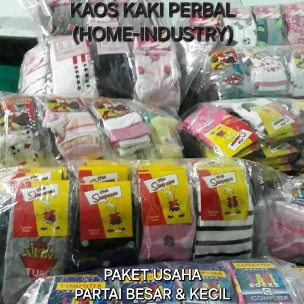(PAKET USAHA ,SATU BAL) KAOS KAKI DEWASA sd ANAK & BAYI|| SEPULUH LUSIN /120 PASANG