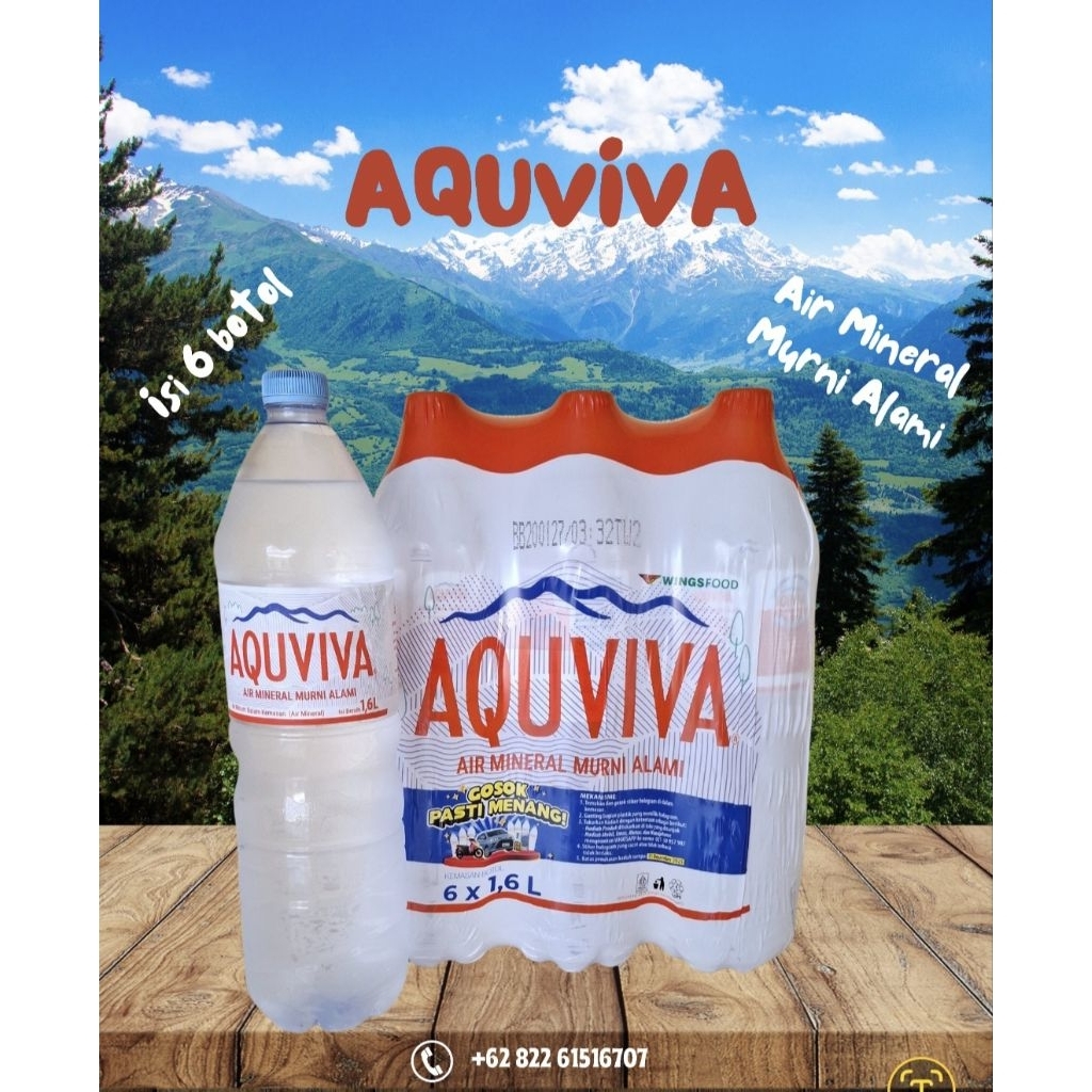 

AQUVIVA Air Mineral TERMURAH semua Ukuran
