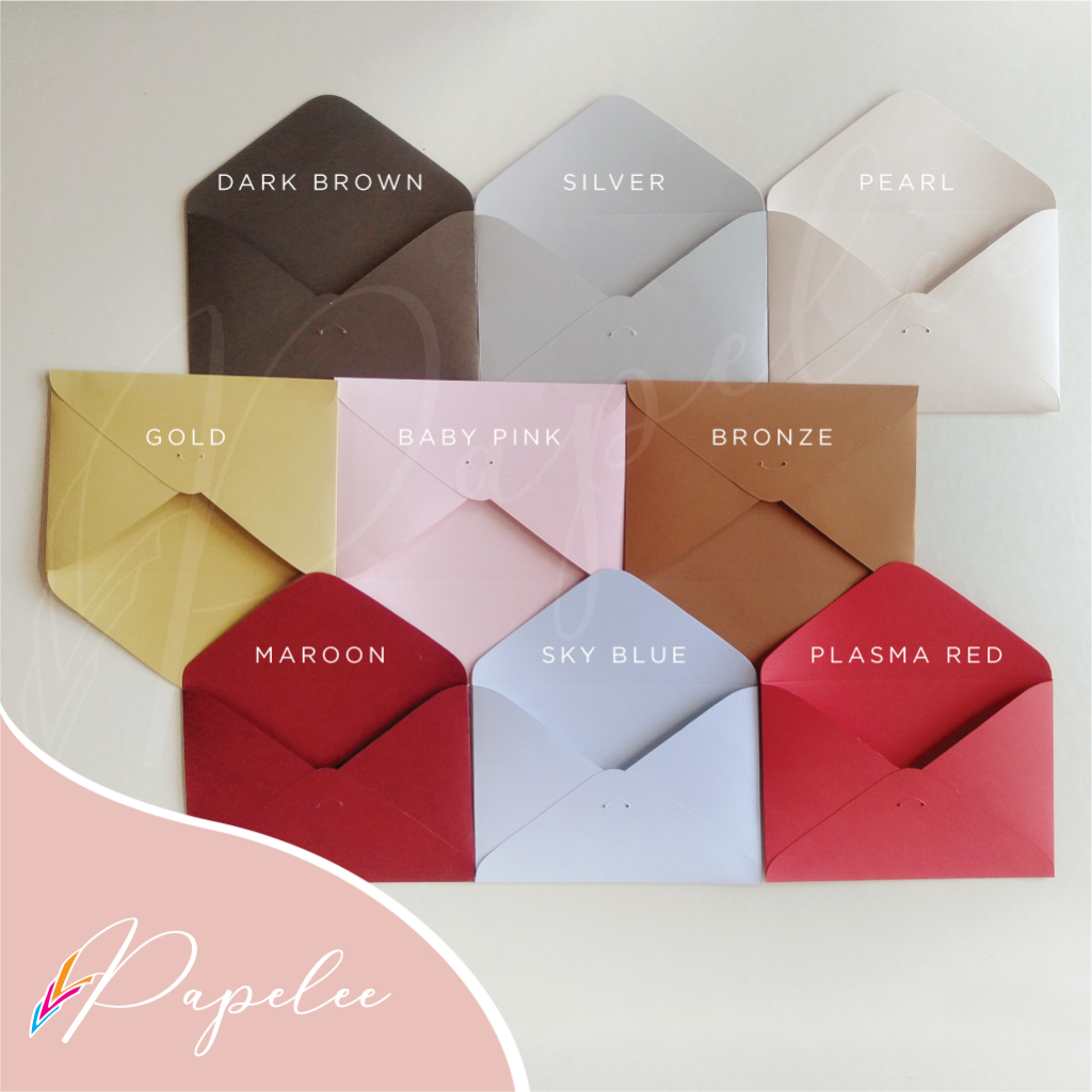 

[PRE ORDER] AMPLOP UNDANGAN KERTAS JASMINE 220 gsm UKURAN A6 / AMPLOP FANCY