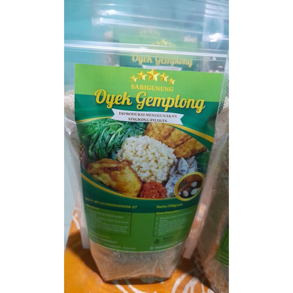 

OYEK / NASI TIWUL KEMASAN 700 GRAM HALAL DAN SUDAH IZIN EDAR DARI PEMERINTAH TANPA PENGAWET