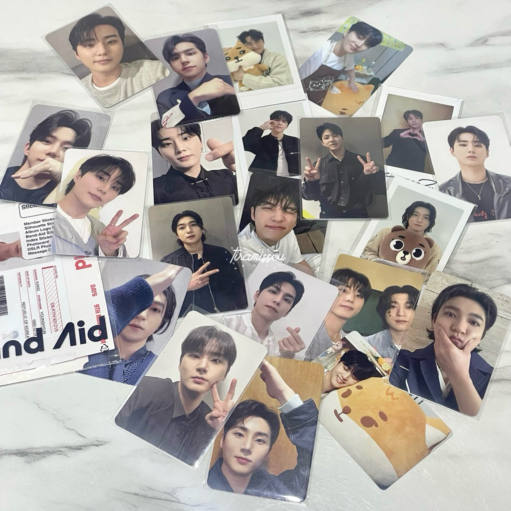 [READY - STOCK UPDATED 28 nov] day6 photocard • youngk, wonpil, sungjin, dowoon, band aid, forever y
