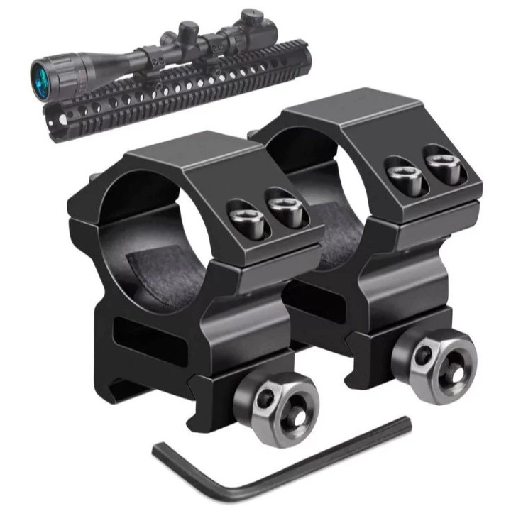 Monting Pendek Teleskop Dengan Rel 22 Dan 25 Tube