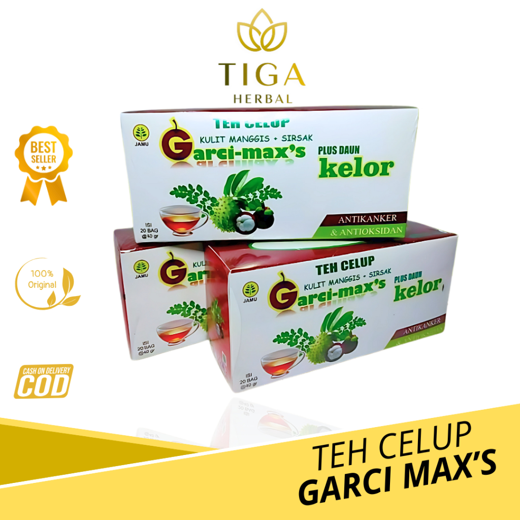 

Teh Kolestrol dan Diabetes Garci-Max's Daun Kelor Isi 20 Kantung