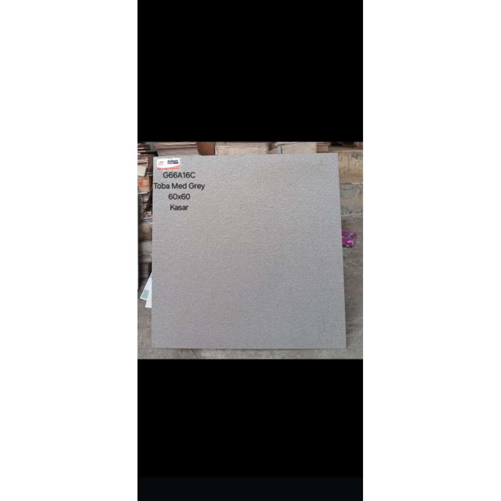 Granit lantai,teras,garasi, carport 60x60 textur matte kasar