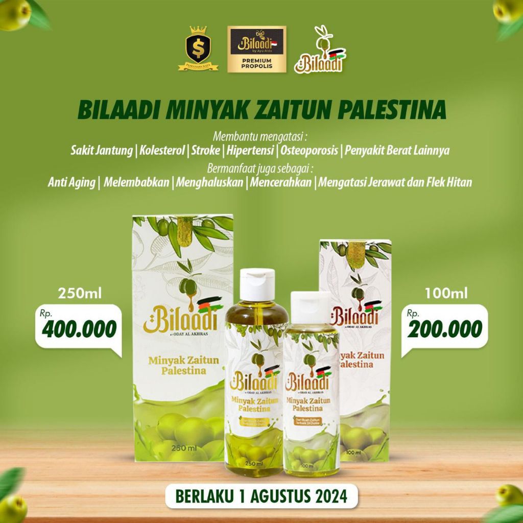 Zaitun Bilaadi Zaitun Palestina 100ml