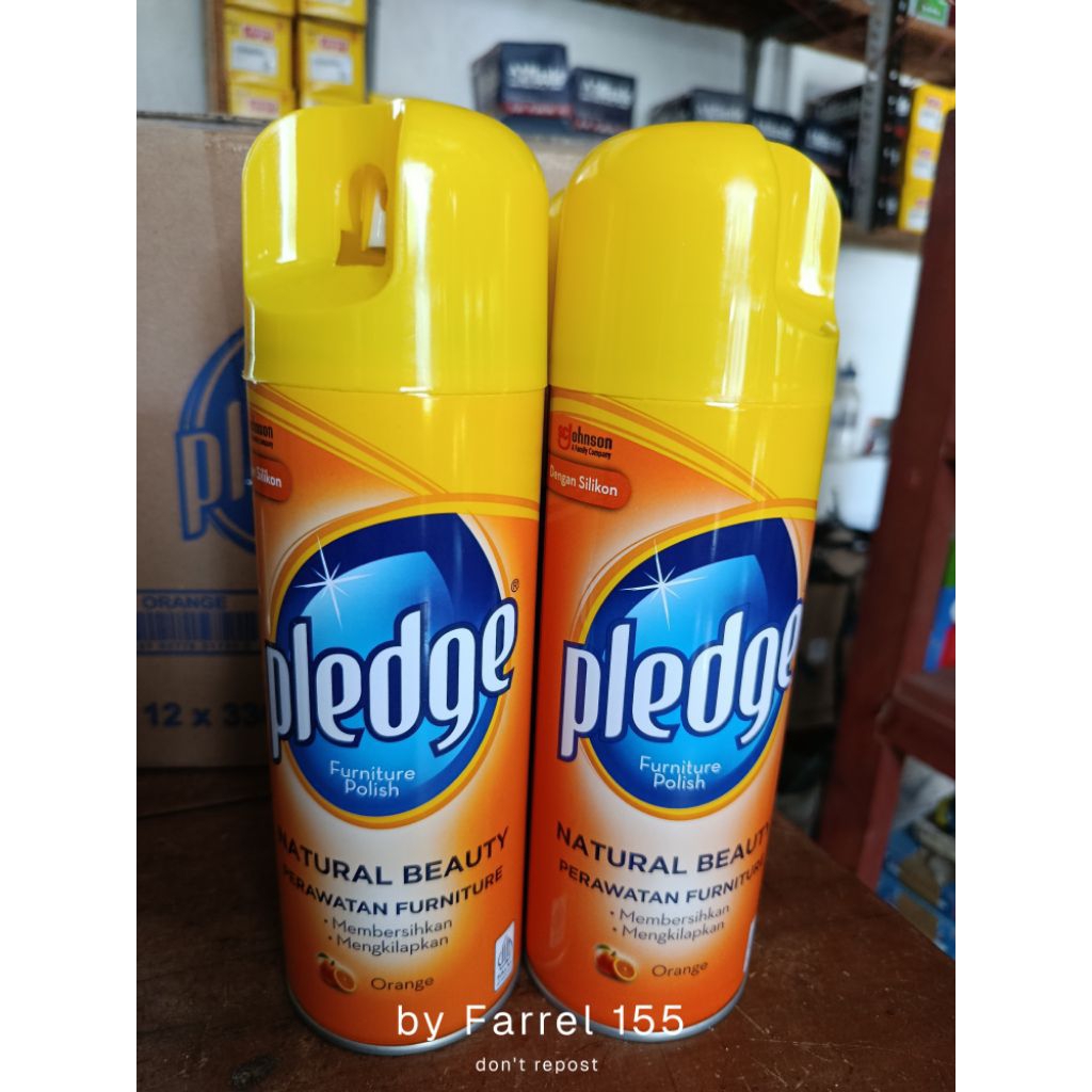 PLEDGE FURNITURE POLISH 330g /PLEDGE PENGKILAP FURNITURE/PLEDGE ORANGE /PLEDGE LEMON/PENGKILAP MOTOR