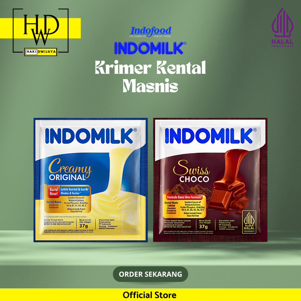 

Indomilk Kental Manis 40gr x 6pcs Kemasan Sachet Praktis & Ekonomis